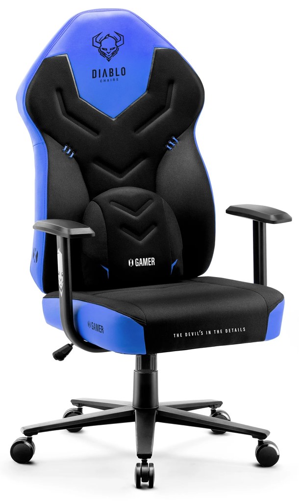 Herné kreslo Diablo X-Gamer 2.0 Normal Size čierno-modré