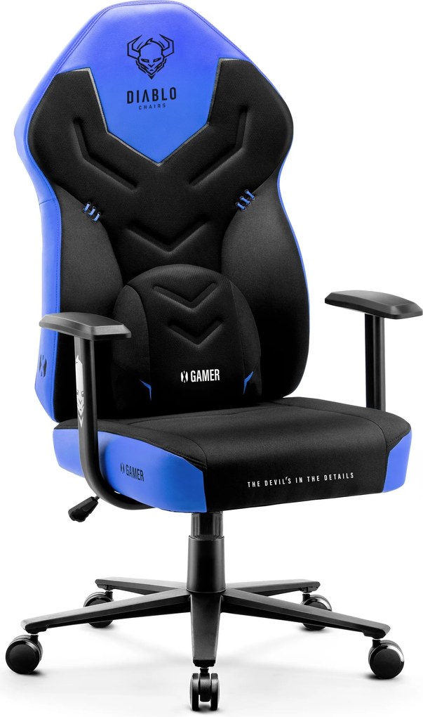 Herné kreslo Diablo X-Gamer 2.0 Normal Size čierno-modré