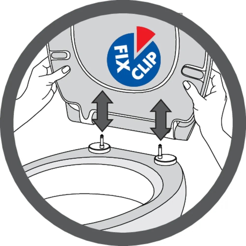 Záchodová doska s automatickým zatváraním 37 x 44,5 cm Ostuni – Wenko