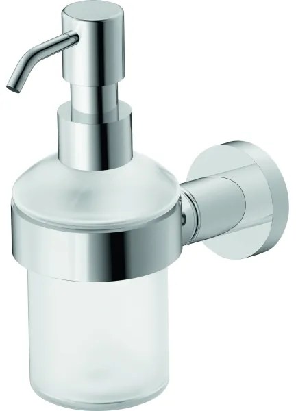 Duravit 99161000 -Nástenný dávkovač mydla D-CODE 390 ml mliečne sklo/lesklý chróm
