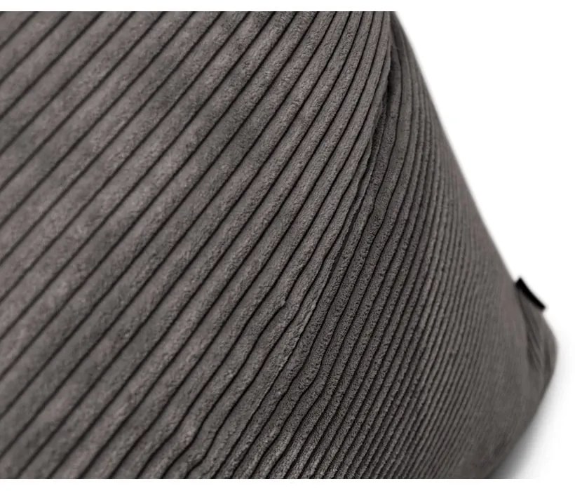 Menčestrový sedací vak v tehlovej farbe Razz – SLOWDOWN