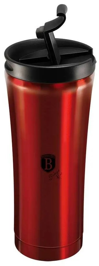 Berlingerhaus Nerezový termohrnček na kávu 0,5L Metallic Line Burgundy BH-6408