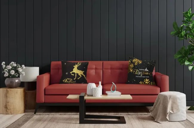 Vianočná obliečka na vankúš 3D 43