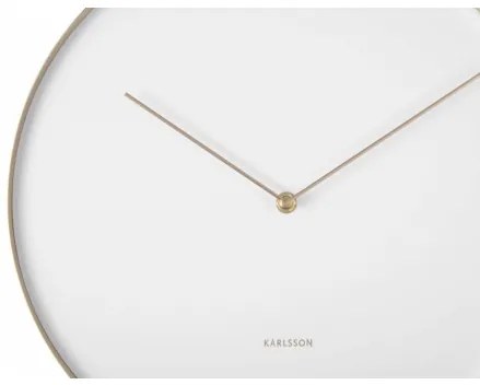 KARLSSON PENDULUM nástenné hodiny Biela