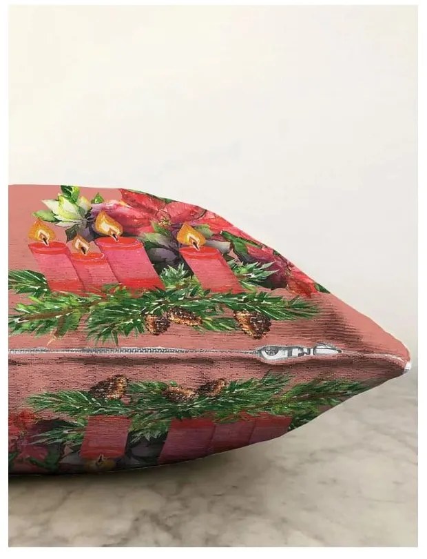 Obliečka na vankúš s vianočným motívom 43x43 cm – Mila Home