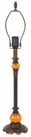 Rustikálny stojan na lampu Tiffany