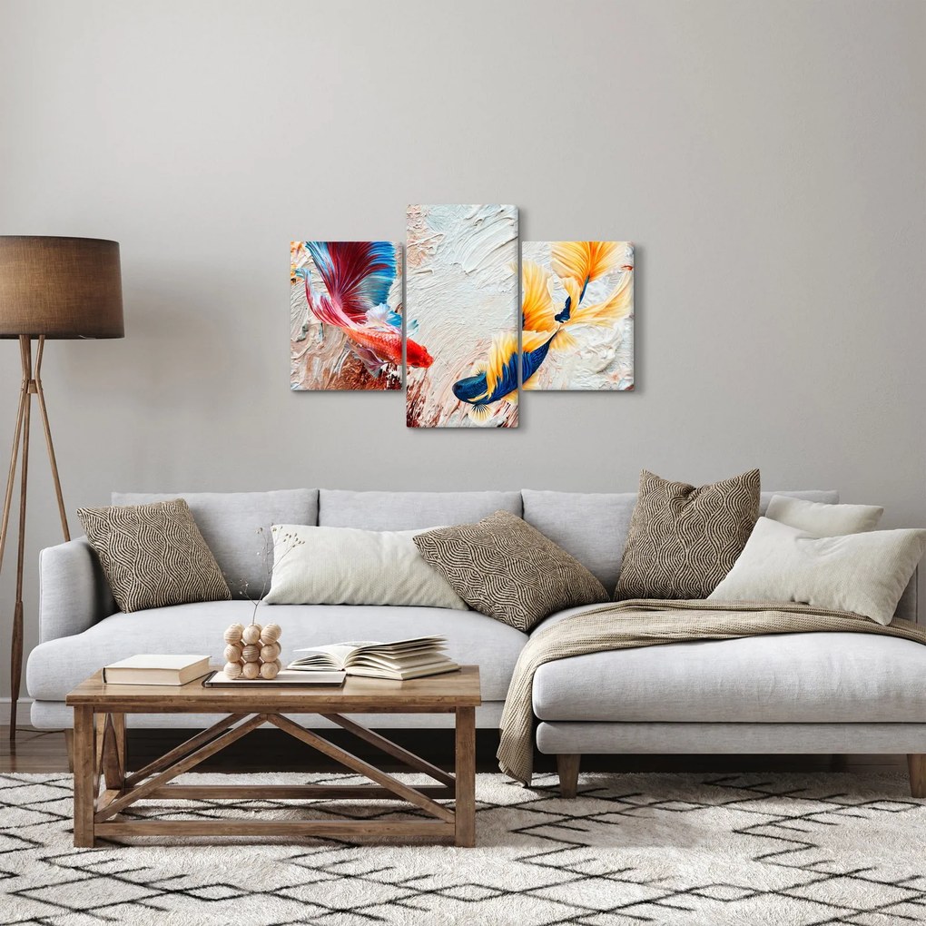Obraz - Ryby bojovníčky (90x60 cm)