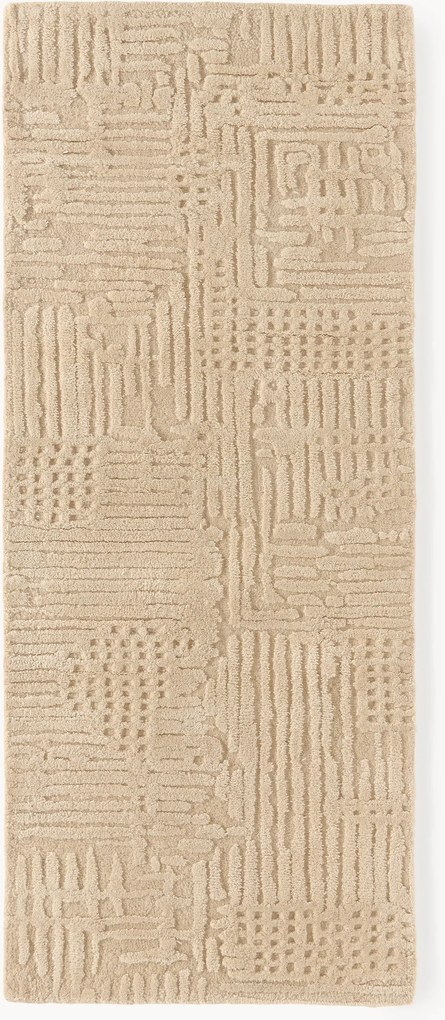 Ručne tuftovaný vlnený behúň Merima