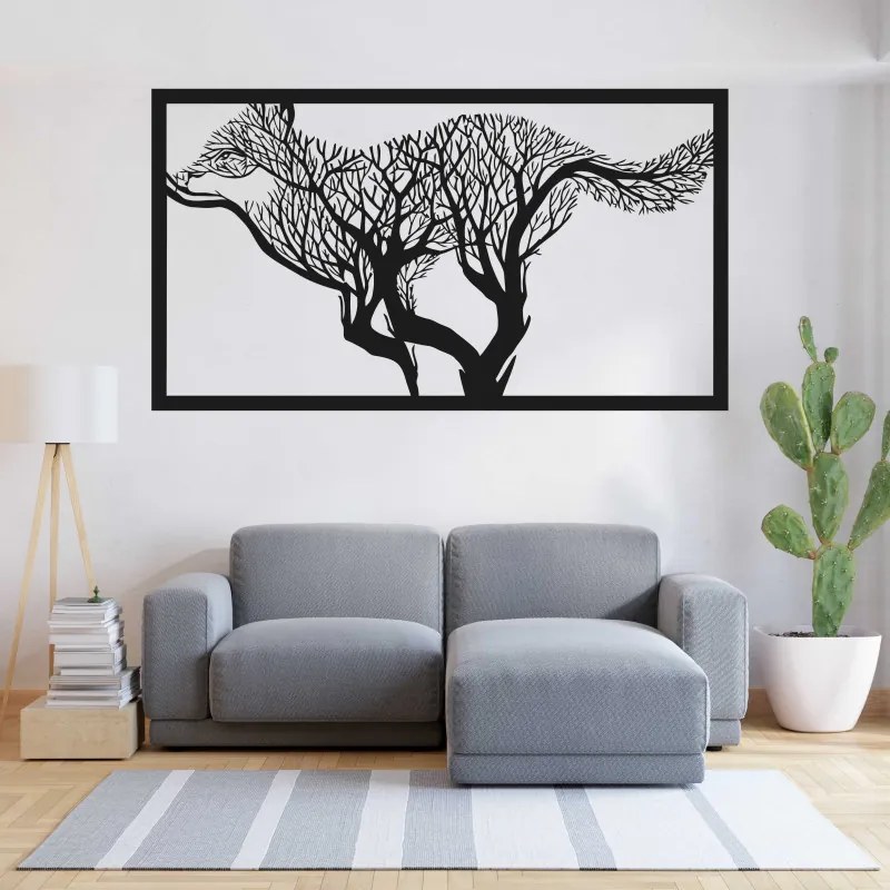 Vyrezávaný obraz na stenu pes z drevenej preglejky I SENTOP PR0316