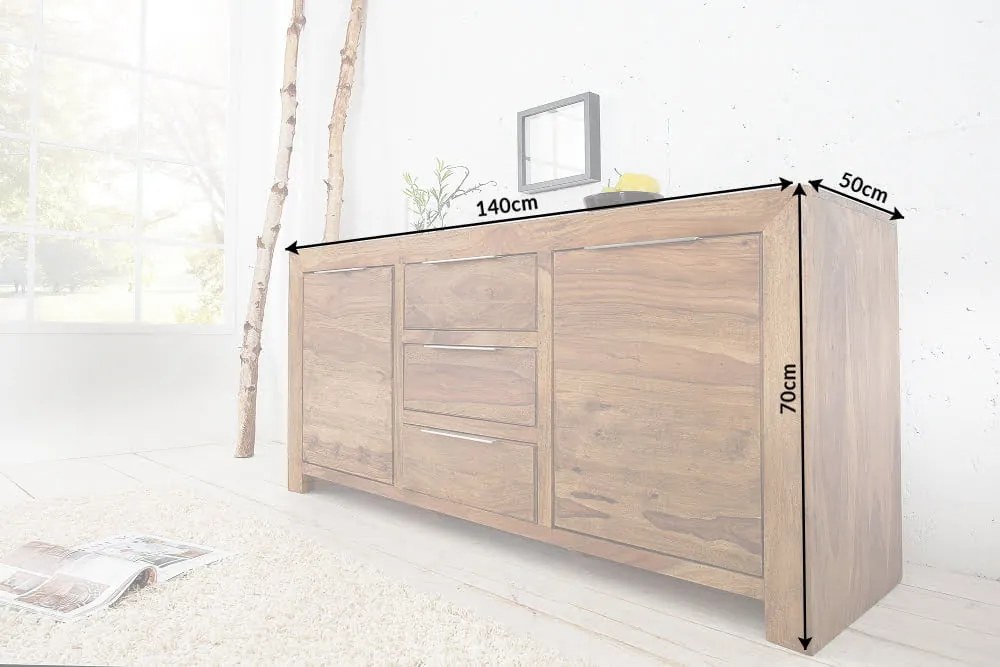 Komoda Lagos 135cm Sheesham