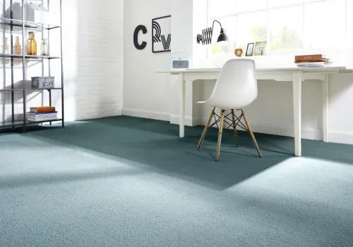 Koberce Breno Metrážny koberec AVELINO 72, šíře role 400 cm, modrá, viacfarebná
