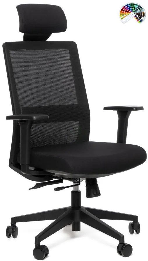 SEGO Kancelárska stolička LINK čalúnenie PACIFIC koženka