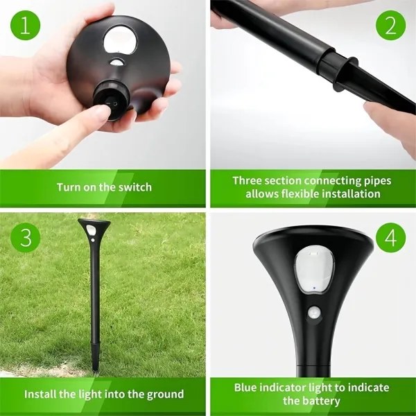 Immax 08502L - LED Solárna lampa so senzorom LED/1W/3,7V 6000K IP65