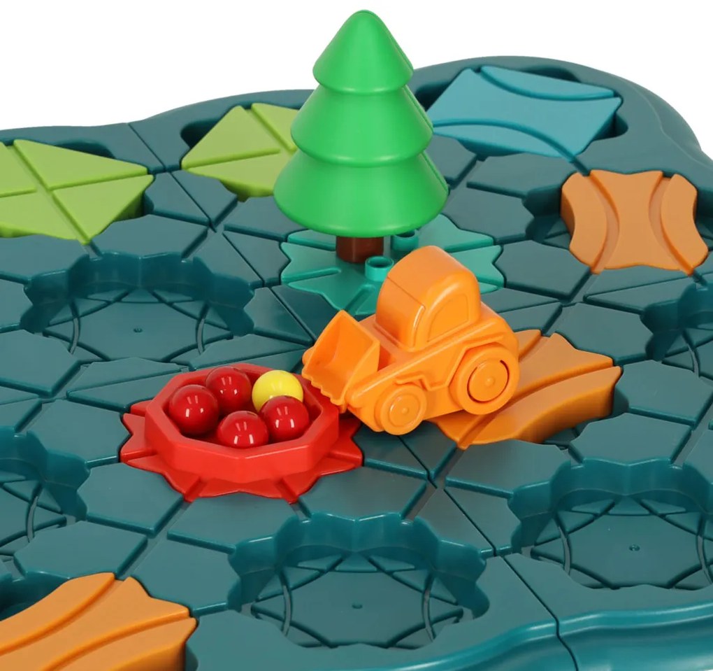 KIK Puzzle stolová hra bludisko prekážková dráha 56 el.