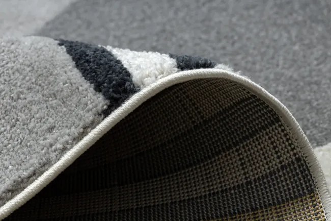 Koberec FUSION 1327 biely / tmavosivý