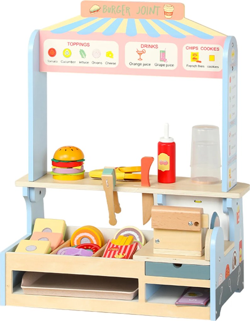 Aga4Kids Detský drevený obchod 6DZ010 - 2. KVALITA