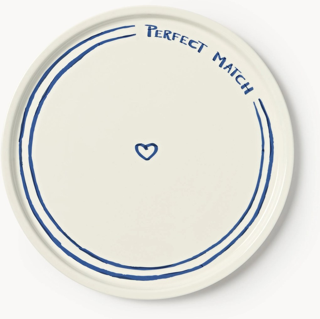 Porcelánový servírovací tanier's dekoračným motívom Tutti