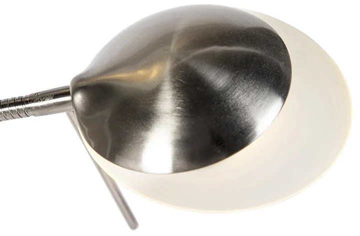 Moderná stojaca lampa oceľ vrátane LED a stmievača - Lexus