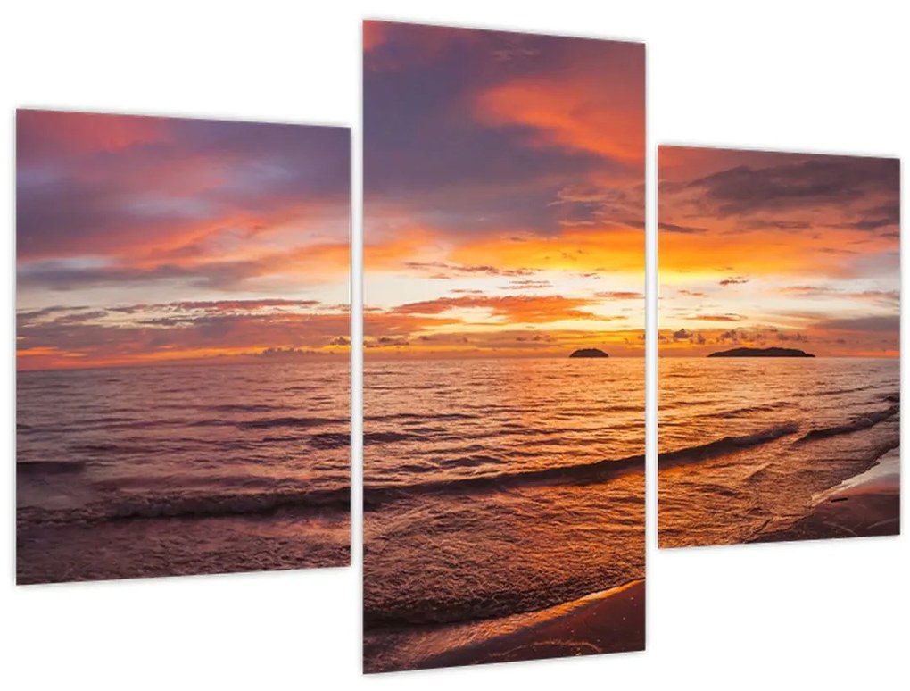 Obraz - Západ slnka (90x60 cm)