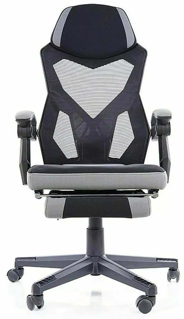 Kancelářská židle Reva černá/šedá