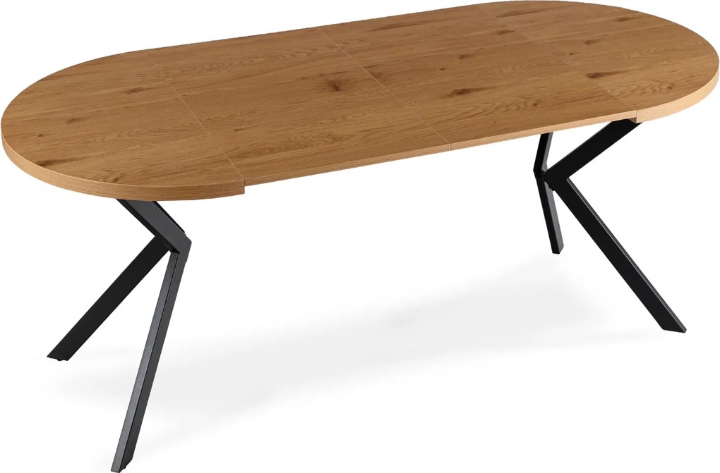 PROXIMA.store - Okrúhly rozkladací stôl DORIAN FARBA: biela, FARBA NÔH: biela