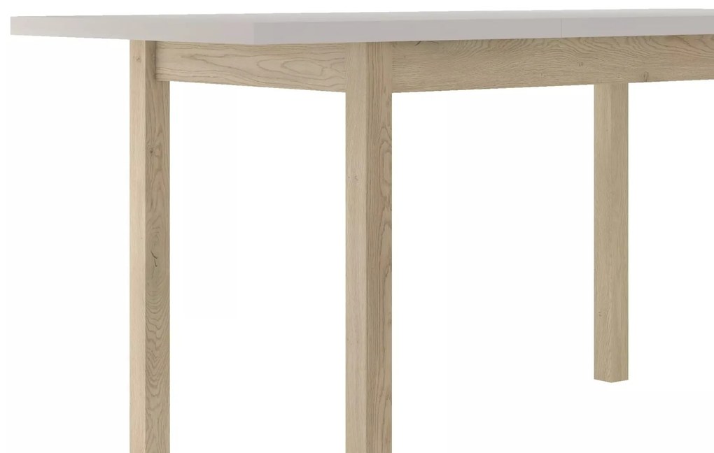 Rozkládací jídelní stůl Adam 120/160 cm kašmír/dub cremona torro
