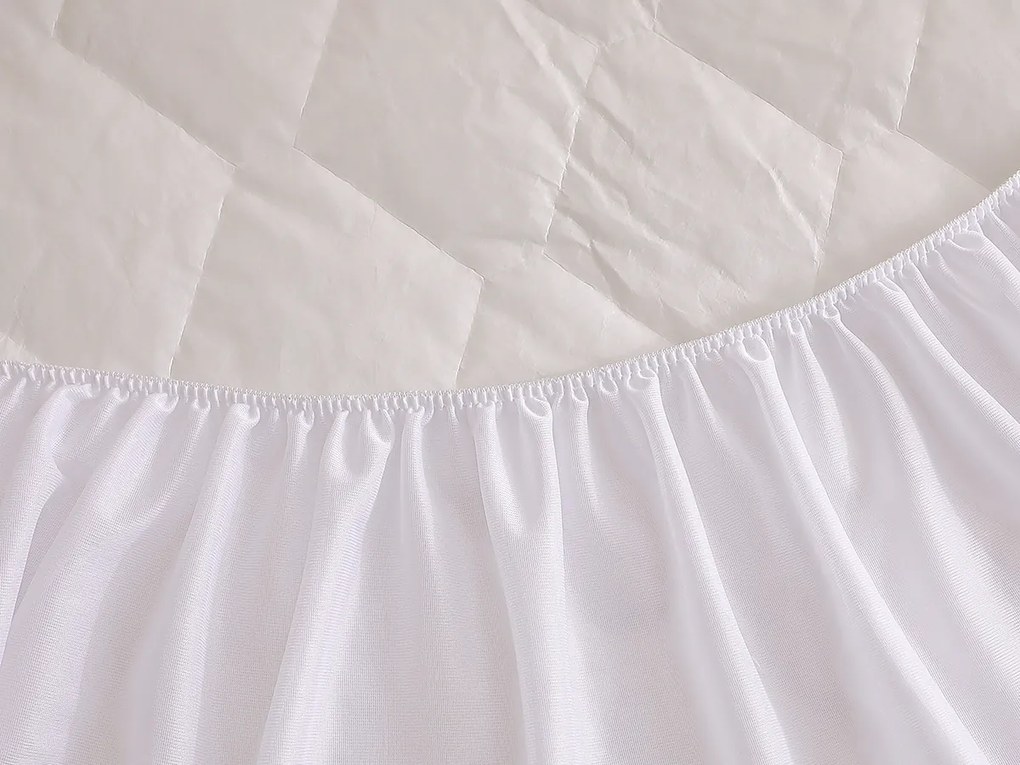 XPOSE® Prešívaný chránič matraca Exclusive - biely 160x200 cm