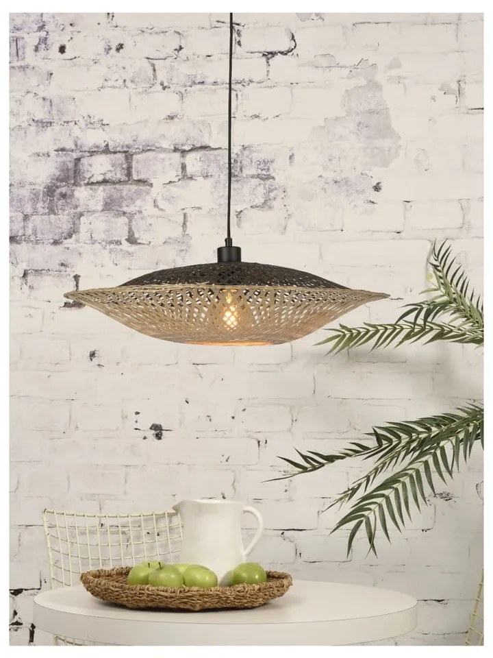 Závesné bambusové svietidlo Good&amp;Mojo Kalimantan, ⌀ 60 cm