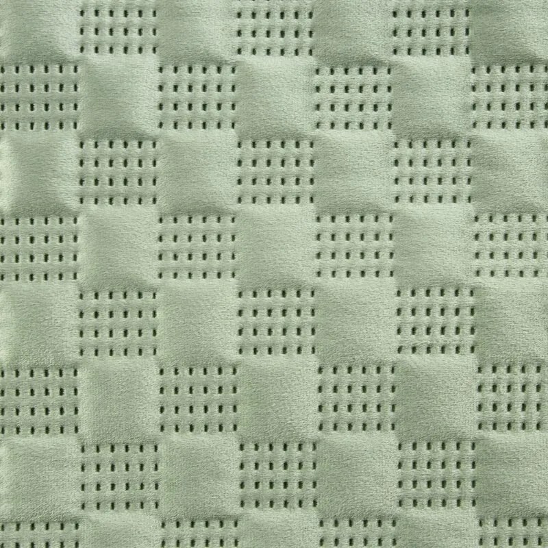 Dekorstudio Zamatový prehoz na posteľ SOFIA 4 vo svetlozelenej farbe Rozmer prehozu (šírka x dĺžka): 200x220cm