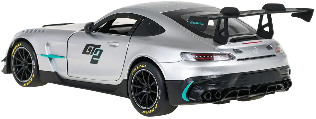 Auto na diaľkové ovládanie R/C Mercedes-AMG GT2 sivý 1:14 RASTAR