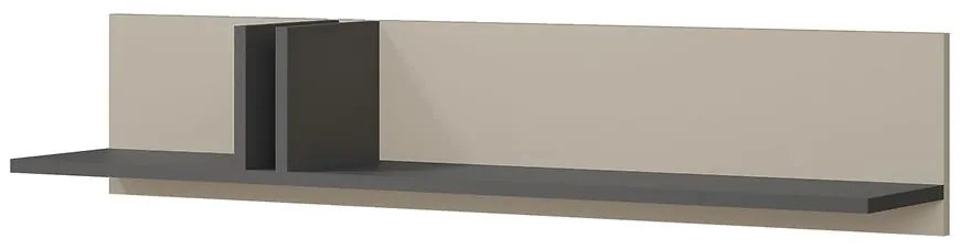 Polička 110 Alsy 15 Svetlobéžová/Antracit