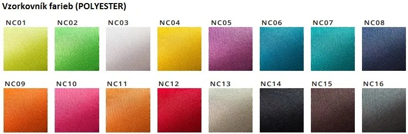 Sedací Vak Solid polyestér - NC07 - Tyrkysová (Polyester)
