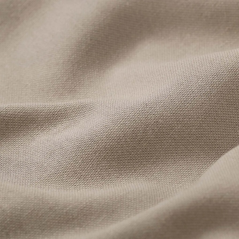 Goldea záves z ľanovej zmesi - kávový 140x145 cm