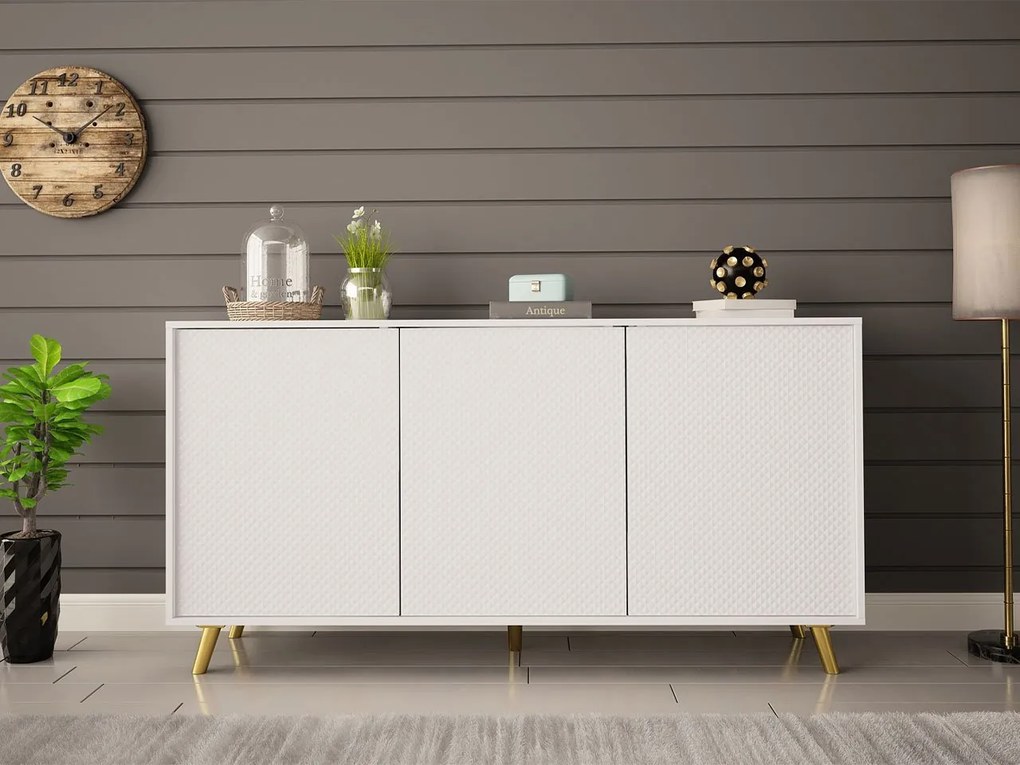 Komoda 160 Asporiz 03, Farba: čierna