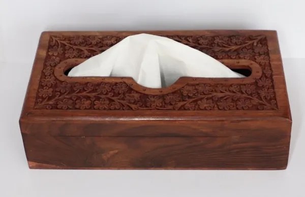 Krabička na obrúsky 27,5x7,5x15 z indického masívu palisander