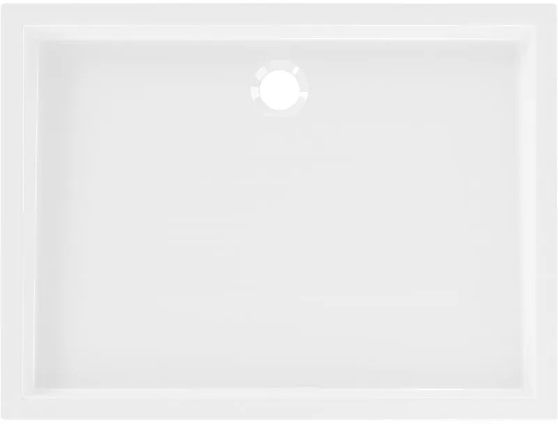 Mexen Flow+, obdĺžniková sprchová vanička 120 x 80 cm, biela lesklá, 46R108012H