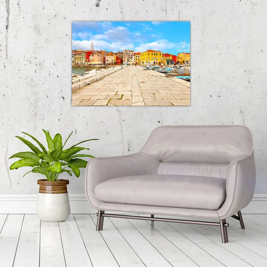 Obraz - Staré istrijské mesto v Poreči, Chorvátsko (70x50 cm)