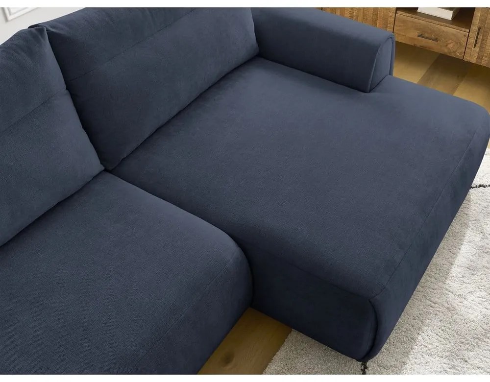 Tmavomodrá rohová pohovka Aden – Bobochic Paris