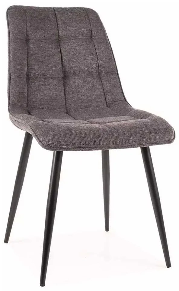 Jedálenská stolička Chic V, tmavo sivá