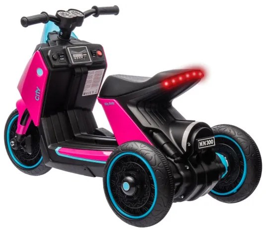 Elektrický skúter City ružový