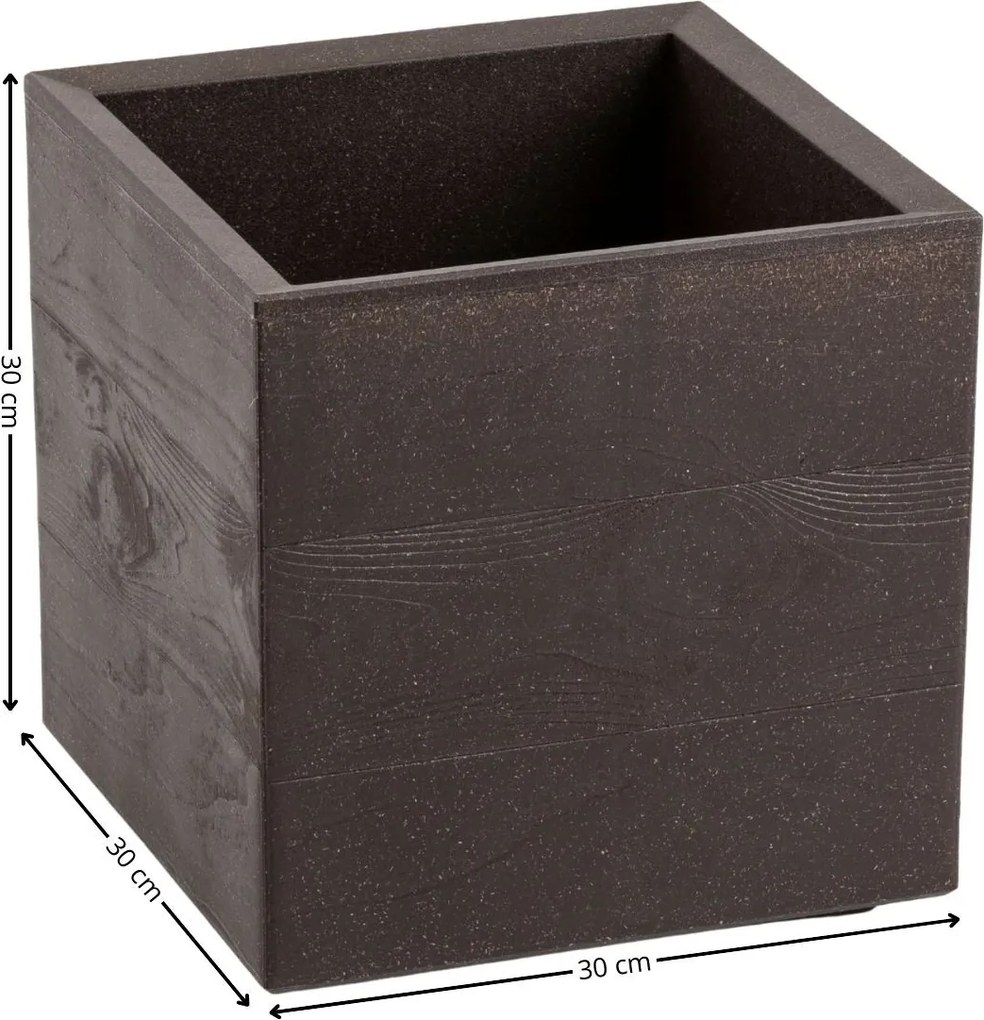 Květináč na kolečkách BETONIQUE 30x30 cm - výber z 8 prevedení