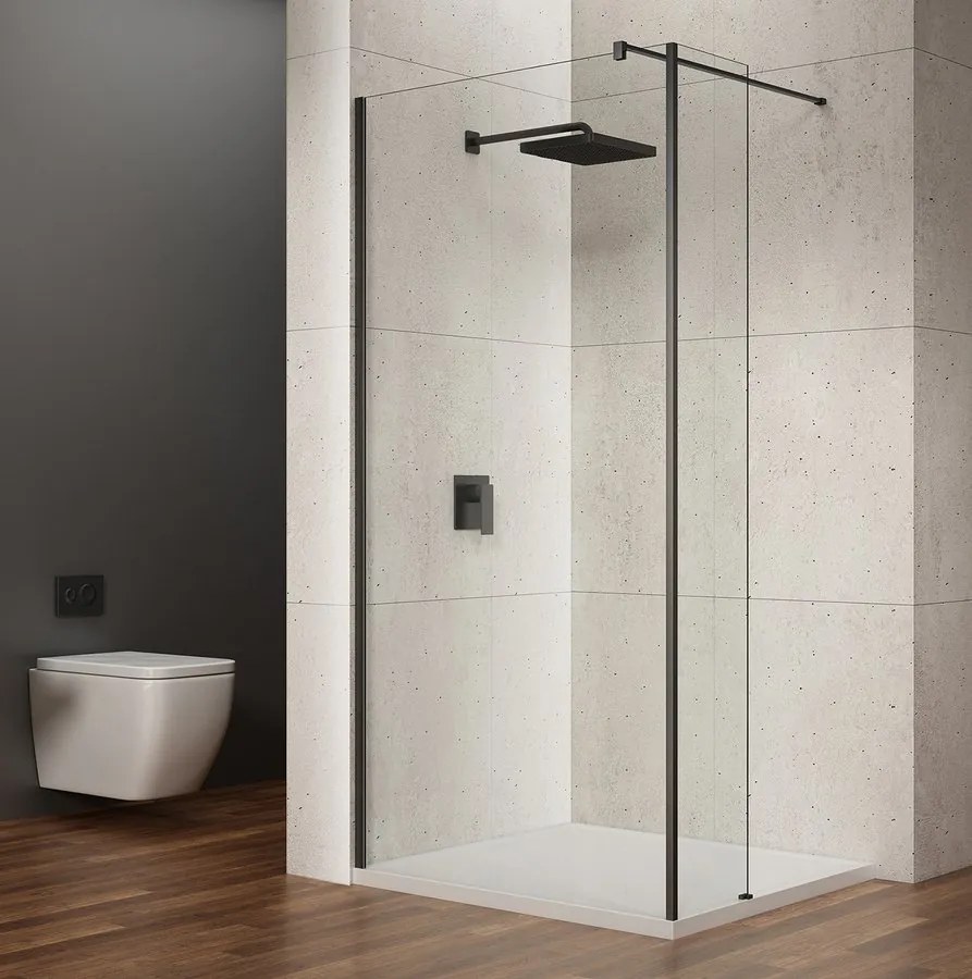 Gelco Gelco, VARIO WHITE jednodielna sprchová zástena na inštaláciu k stene, sklo nordic, 700 mm, GX1570-07