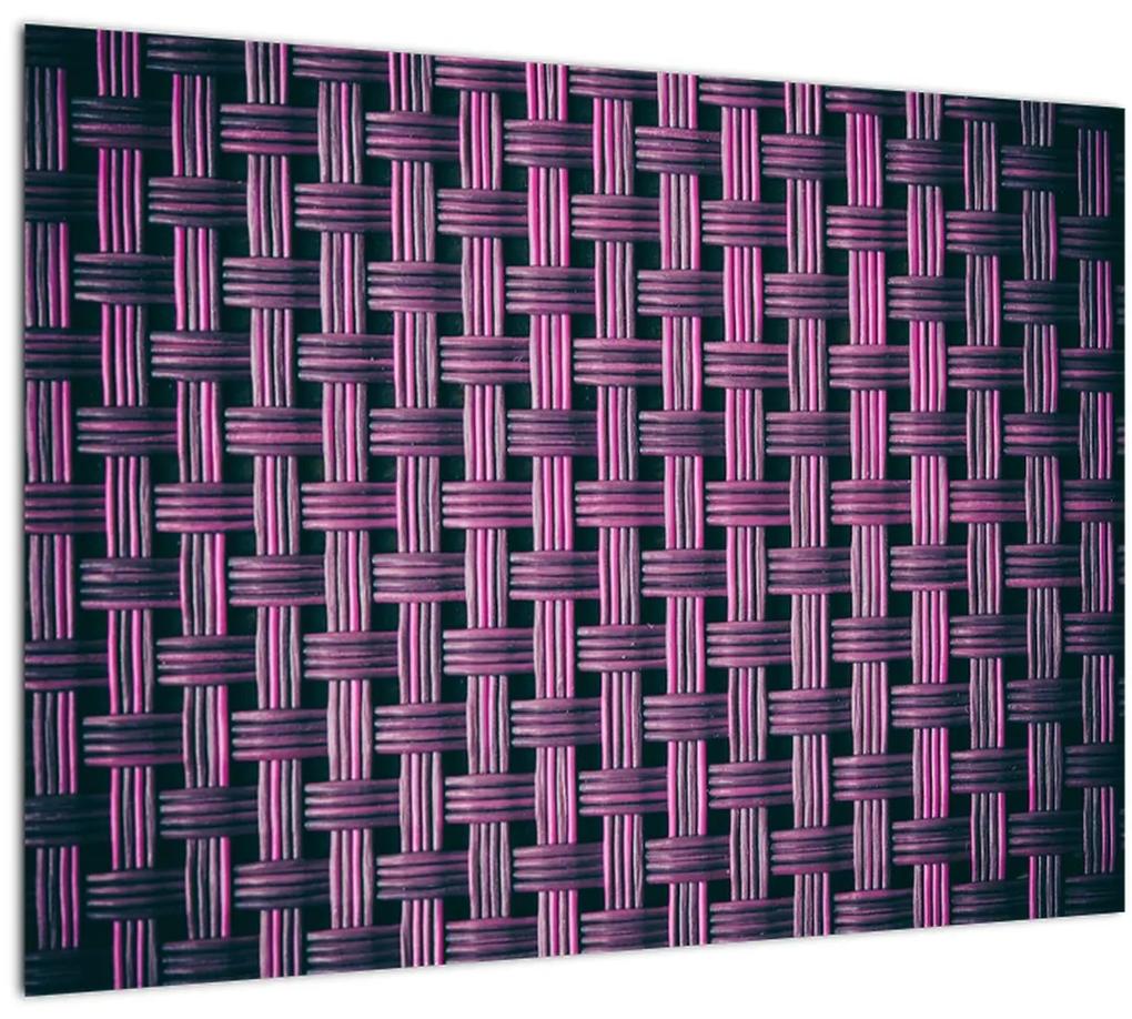 Sklenený obraz fialovej textúry (70x50 cm)