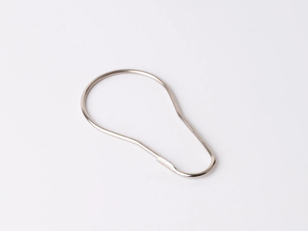 Krúžky na sprchový záves - kovové 12 ks