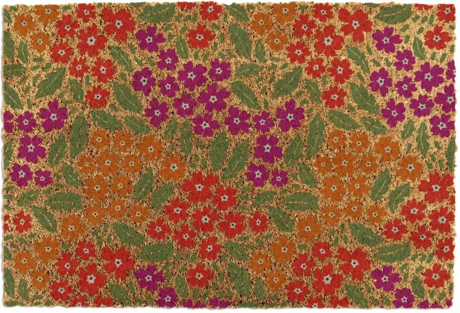 Rohožka z kokosového vlákna 40x60 cm Floral – Artsy Doormats