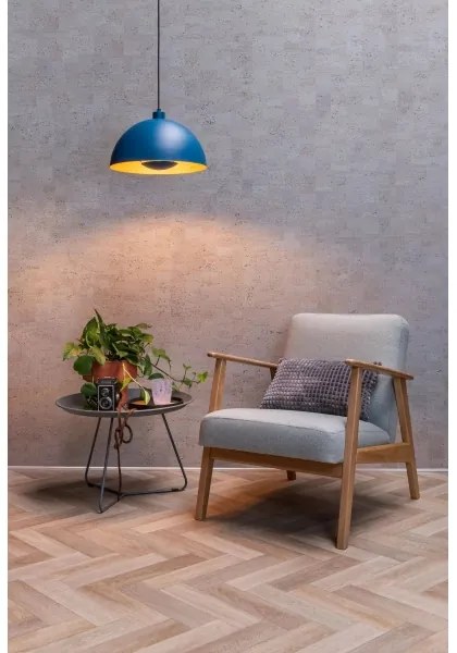 Lucide 45496/01/35 - Luster na lanku SIEMON 1xE27/40W/230V modrá