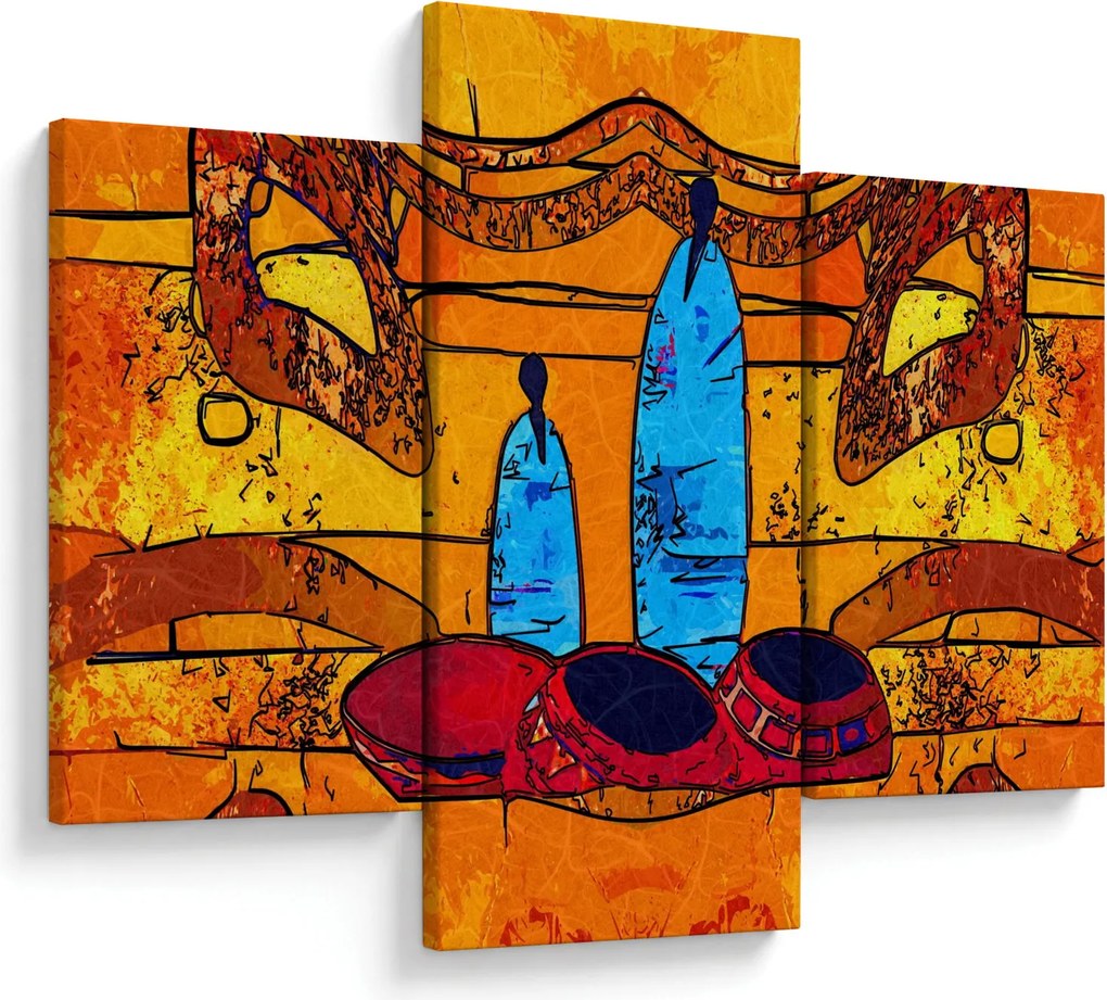 Obraz - Staroveká maľba (90x60 cm)