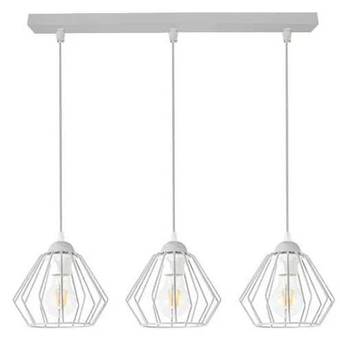 Luster na lanku CEED 3xE27/60W/230V šedá