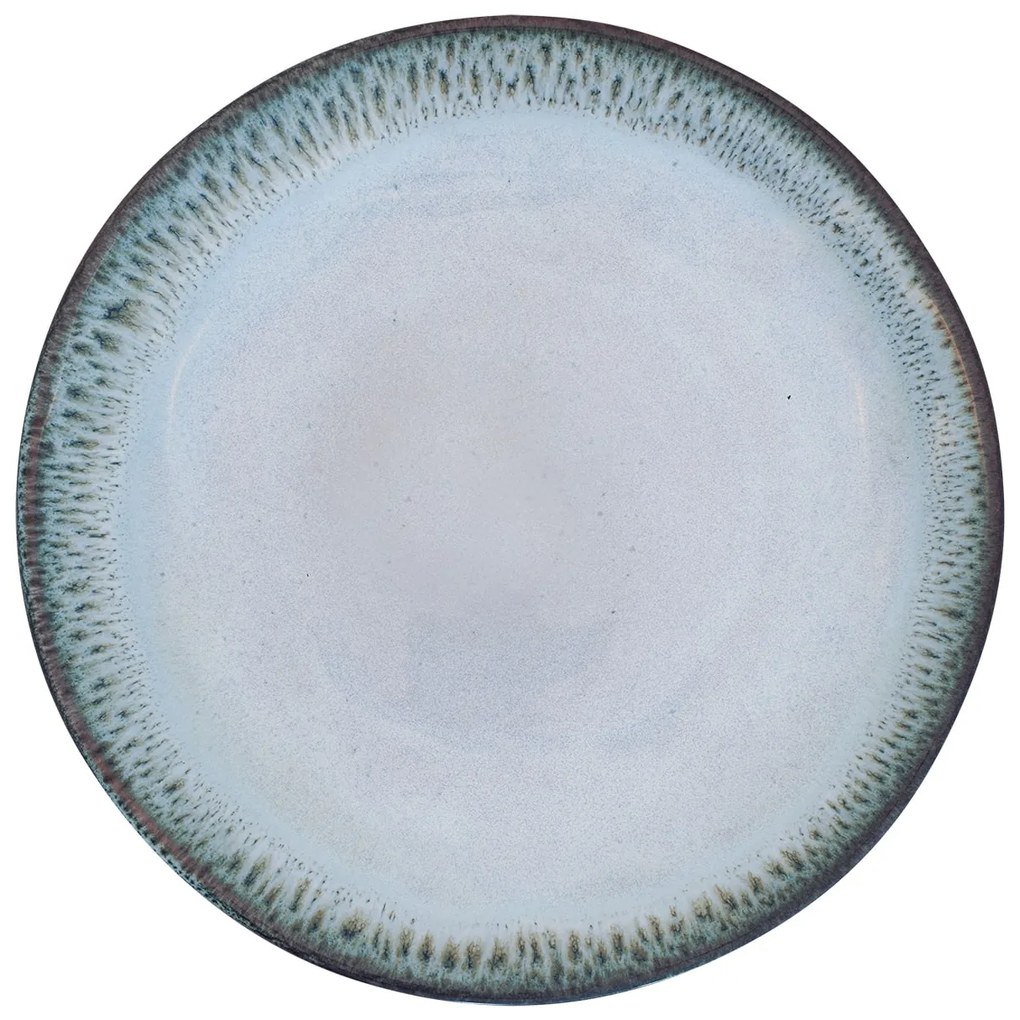 GREEN GATE Obedový tanier Philine Grey 20,2 cm