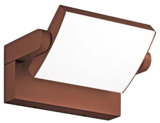 Ideal Lux -LED Vonkajšie nástenné svietidlo SWIPE LED/20,5W/230V CRI 90 IP54 hnedá 307169